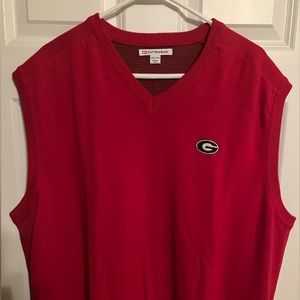 Cutter and Buck Georgia Bulldogs sweater vest XXL 2XL
